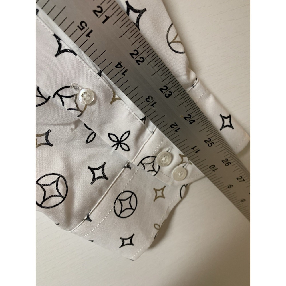 CHUXX Dress Shirt Mens Size 3XL Italian Design Long Sleeve Button Lightweight - Picture 12 of 14